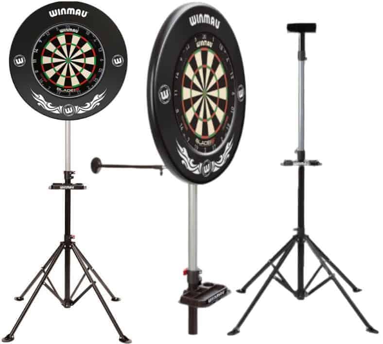 Tour De Cible Fléchettes Phantom Darts - Protection Murale 6 Panneaux EVA 105x70cm - Feutre Noir